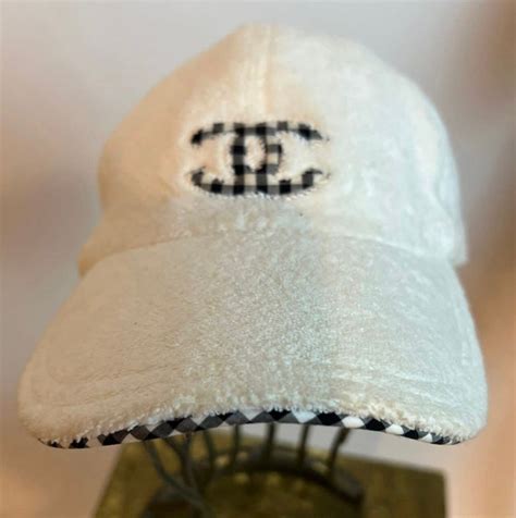 chanel terry cloth hat|chanel hats and caps.